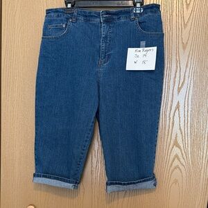 Kim Rogers Women’s Dark Blue Capris